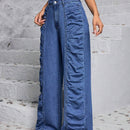LUNE Jeans de mezclilla simple y sencillo de todos los dias para damas