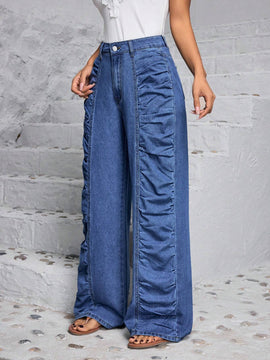 LUNE Jeans de mezclilla simple y sencillo de todos los dias para damas