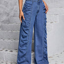 LUNE Jeans de mezclilla simple y sencillo de todos los dias para damas