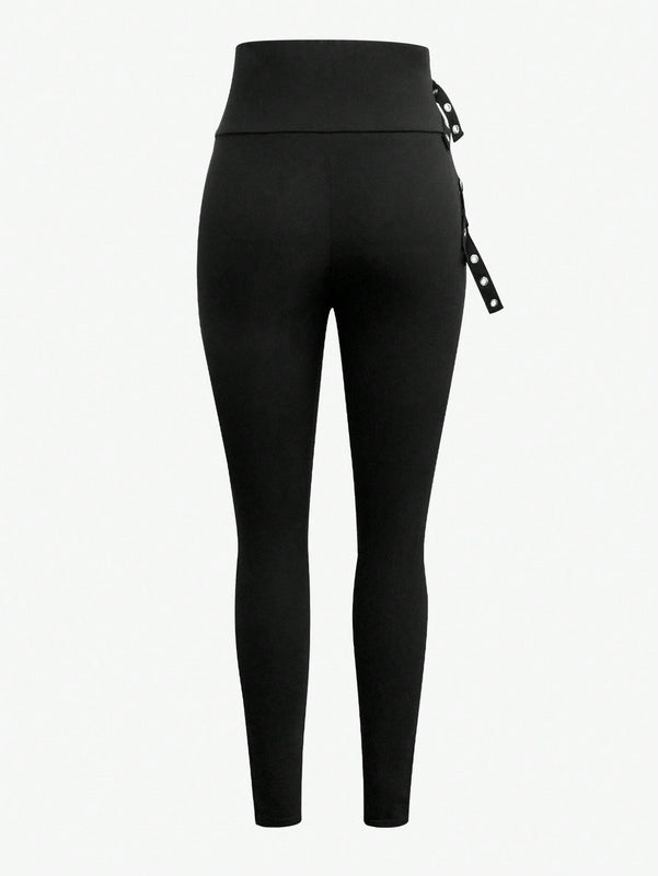 Essnce Pantalones casuales sencillos de unicolor para el uso cotidiano de las mujeres