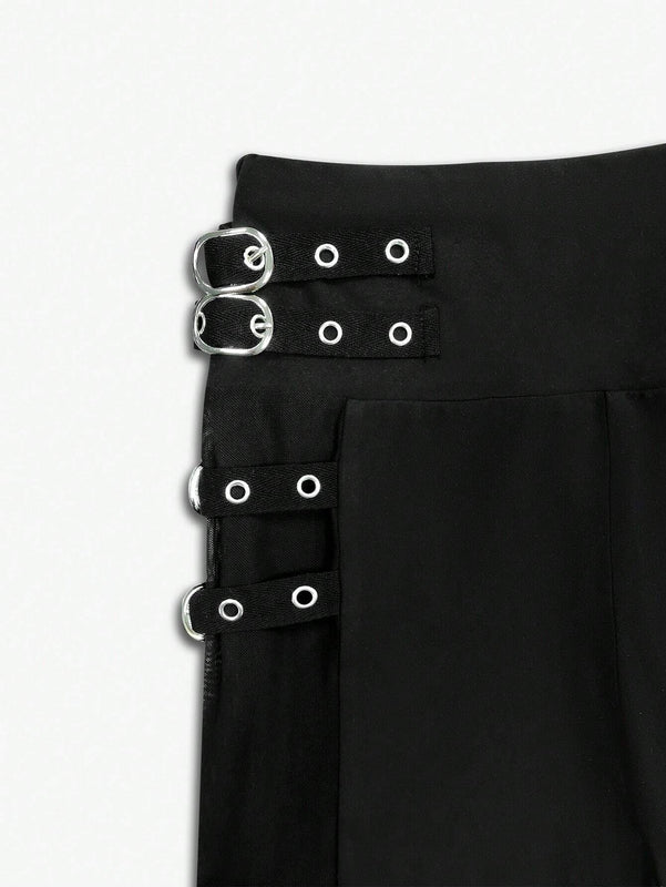 Essnce Pantalones casuales sencillos de unicolor para el uso cotidiano de las mujeres