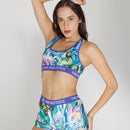 NEW Conjunto de shorts deportivos transpirables de poliester para mujer, que incluye ropa interior adelgazante y realzadora de la espalda