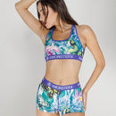 NEW Conjunto de shorts deportivos transpirables de poliester para mujer, que incluye ropa interior adelgazante y realzadora de la espalda