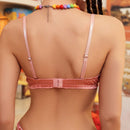 Sujetador estampado simple para mujer