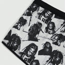 Romwe grunge punk 1 pieza calzoncillos boxer con estampado total de punk oscuro, distopia, hip hop, trenzas