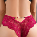 Pantaletas triangulares sexys con encaje para mujer