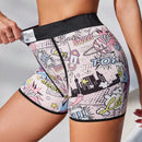 Ropa interior simple diaria para mujer con diseno impreso aleatorio