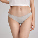 Leisure Ropa interior femenina diaria sencilla de triangulo unicolor (juego de 2)