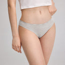 Leisure Ropa interior femenina diaria sencilla de triangulo unicolor (juego de 2)