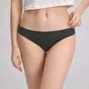 Leisure Ropa interior femenina diaria sencilla de triangulo unicolor (juego de 2)