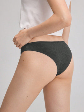 Leisure Ropa interior femenina diaria sencilla de triangulo unicolor (juego de 2)