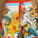 TRVLCHIC Shorts de cintura alta y ajuste holgado tejidos para mujer, para vacaciones de verano