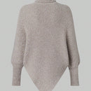 Essnce Sueter Con Cuello Alto Y Dobladillo Asimetrico