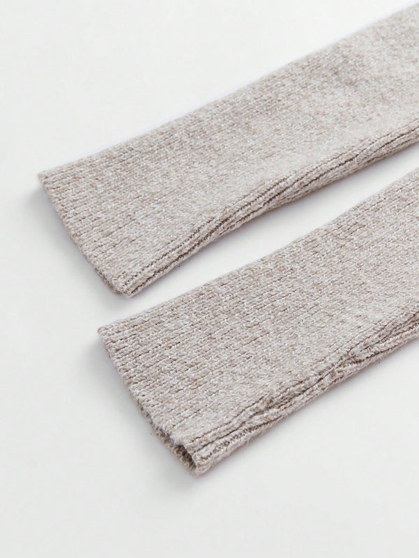 Essnce Sueter Con Cuello Alto Y Dobladillo Asimetrico