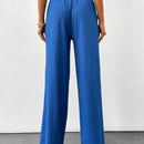 Tall pantalones de pierna ancha con cintura tipo saco