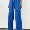 Tall pantalones de pierna ancha con cintura tipo saco