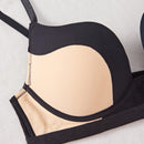 DesireSculpt Sujetador acolchado con aros y diseno de bloques de color para mujer de estilo sencillo