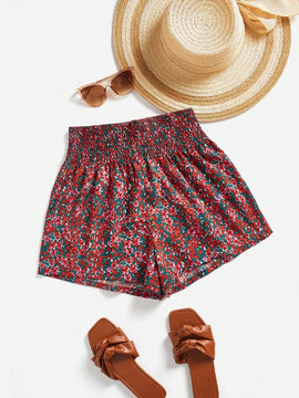 Essnce Shorts holgados de cintura alta para vacaciones casuales de verano