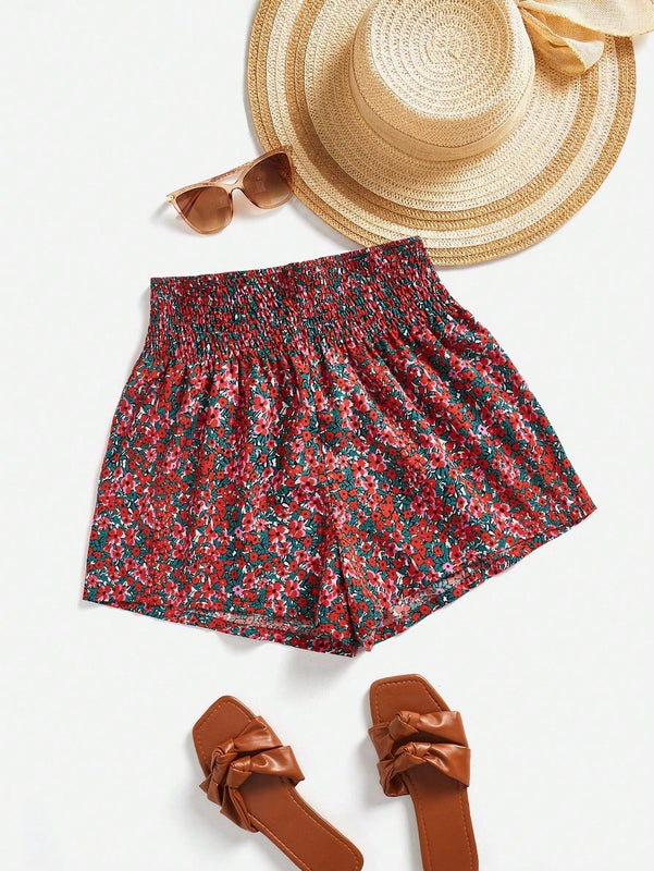 Essnce Shorts holgados de cintura alta para vacaciones casuales de verano