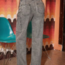 Forever 21 Jeans acampanados de trabajo lavados en negro desgastado con cintura baja para mujer