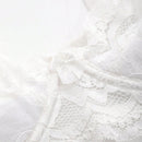 Dazy sujetador de encaje con parches, sexy y transparente, con aros y relleno push-up
