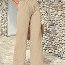 Pantalon comodo de color naranja para mujer