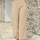 Pantalon comodo de color naranja para mujer