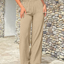 Pantalon comodo de color naranja para mujer