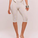 MUSERA Leggings cortos de tejido texturizado