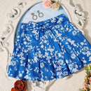 WYWH Shorts casuales de playa con estampado floral para mujer