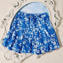 WYWH Shorts casuales de playa con estampado floral para mujer