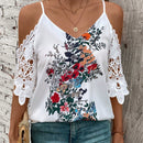 NEW EMERY ROSE Camisa diaria sencilla para mujer con estampado floral