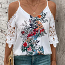 EMERY ROSE Camisa diaria sencilla para mujer con estampado floral