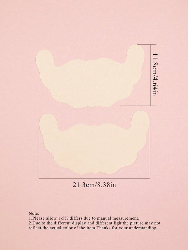 10piezas Cinta adhesiva para levantar pechos desechable Invisible Brasier Sin costuras  Tapas de pezones transpirables No tejido Pegatina de soporte de aumento de busto para mujeres