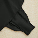 Estilo europeo y americano, Tangas de bikini ajustadas con volantes negros, lenceria para mujeres