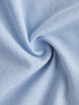 MOD Jeans casuales de pierna ancha para mujer con cintura de nudo y dobladillo acampanado