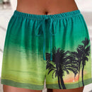Unity Estilo hawaiano informal para todos los dias y para vacaciones en la play con estampado de verano