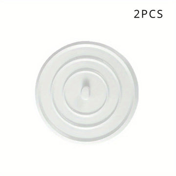 2 tapones de drenaje de silicona - Colador de fregadero antiolor y atrapapelos - Ajuste universal para baños y cocinas en casa - Accesorios de fregadero flexibles y duraderos