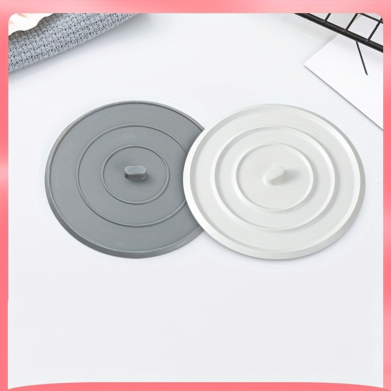 2 tapones de drenaje de silicona - Colador de fregadero antiolor y atrapapelos - Ajuste universal para baños y cocinas en casa - Accesorios de fregadero flexibles y duraderos