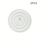 2 tapones de drenaje de silicona - Colador de fregadero antiolor y atrapapelos - Ajuste universal para baños y cocinas en casa - Accesorios de fregadero flexibles y duraderos
