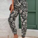 Frenchy Pantalones de bolsillo con diseno floral para resort