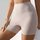 Pantalones cortos de seguridad de alta cintura, sin costuras, de moda, para deportes, yoga y fitness para mujeres