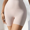 Pantalones cortos de seguridad sencillos de unicolor para mujer para uso diario