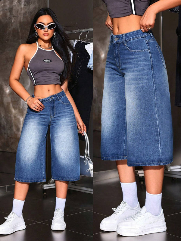 ICON Jeans casuales de 3/4 de longitud para mujer de uso diario