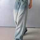 DAZY Pantalones Jeans anchos de pierna ancha para mujer con bolsillos, ajuste informal, para uso diario