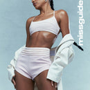 MISSGUIDED Pantalones cortos estilo knicker con banda para cintura de smoking a medida