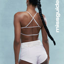 MISSGUIDED Pantalones cortos estilo knicker con banda para cintura de smoking a medida