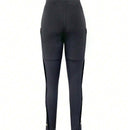 Pantalones para uso diario simples de unicolor para mujeres
