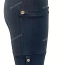 Pantalones para uso diario simples de unicolor para mujeres