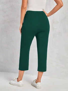 EMERY ROSE Pantalones largos casuales para mujer de unicolor y uso diario